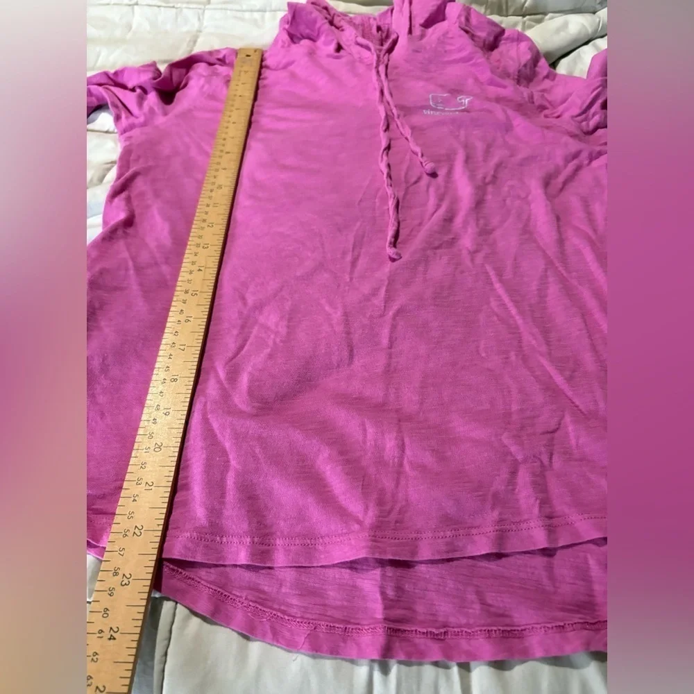 Vineyard Vines hot pink whale logo lightweight hoodie size small - Picture 7 of 9